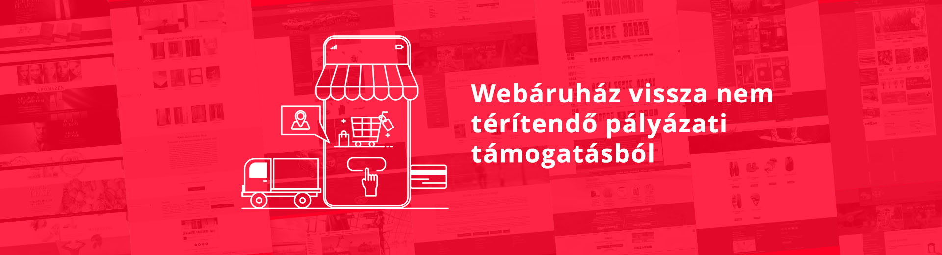 Webáruház készítés pályázati támogatással!