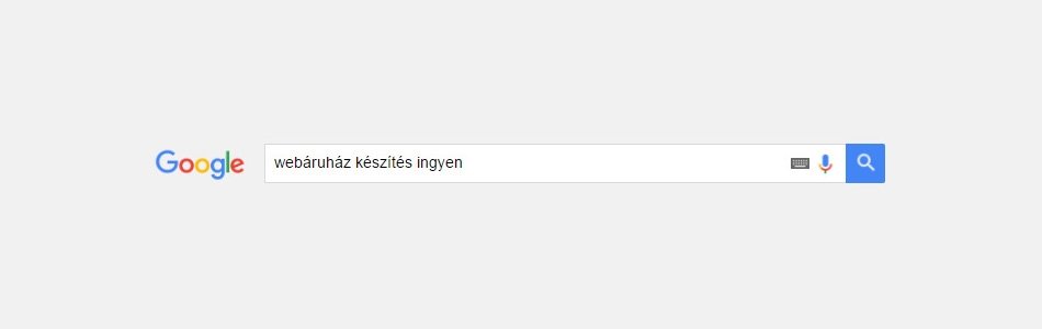 Webáruház készítés ingyen?