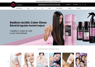 Indishop.hu webshop elkészítése egyedi designnal