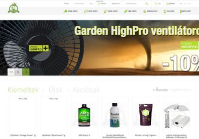 Growisland.at - Kender termékek és kertészeti kiegészítők - reszponzív webáruház készítés