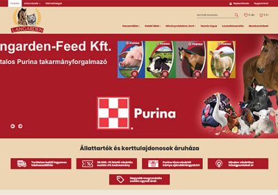 Langarden.hu - Állattartók és kerttulajdonosok - reszponzív webáruház készítés