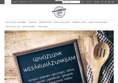 Rwshop.hu - Egészséges és speciális élelmiszereket árusító reszponzív webáruház készítés