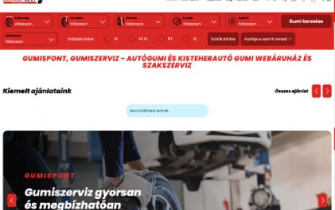 Shop.gumispont.hu Gumi webáruház készítése a Demján Sándor pályázatban Shop.gumispont.hu Gumi webáruház készítése a Demján Sándor pályázatban